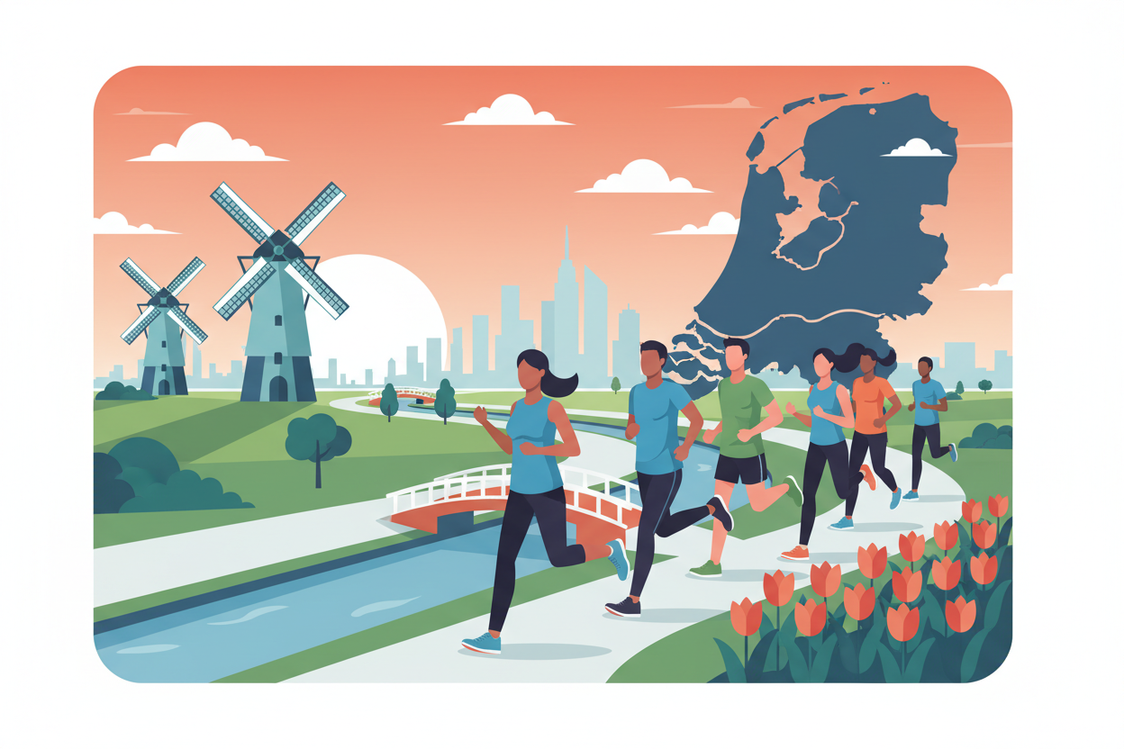 Populaire hardlopen wedstrijden in nederland